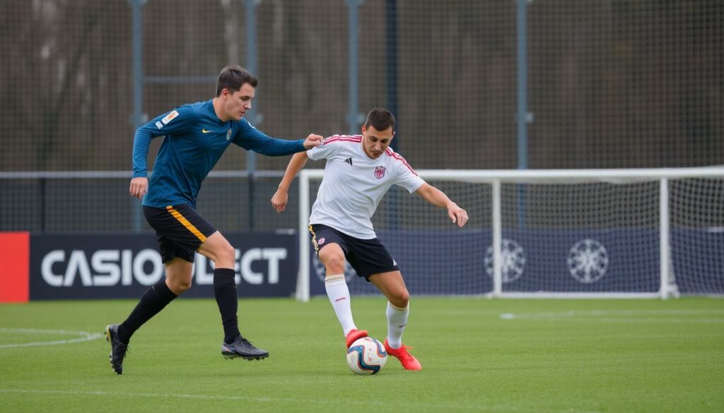 Методы обучения защитной тактике для молодых игроков - иллюстрация