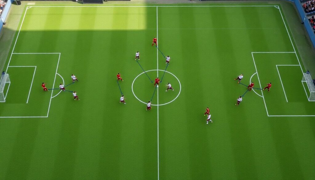 Продвинутые схемы зонной защиты в современном футболе - иллюстрация