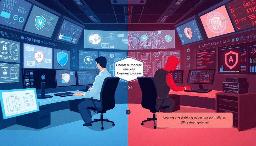 Соотношение риск-менеджмента в атаке и защите - иллюстрация
