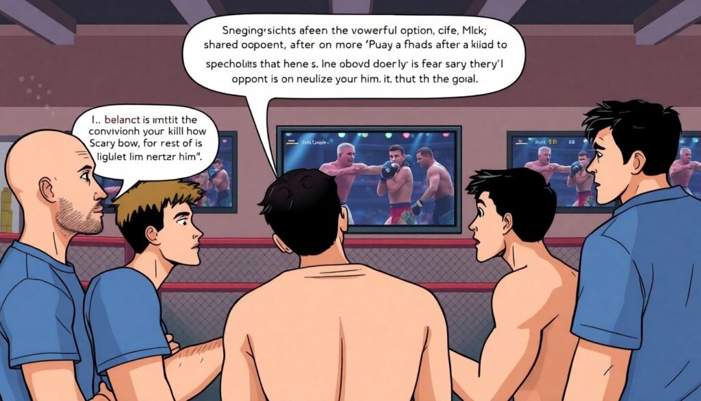 Подготовка к матчам через анализ соперников и их ударной мощности - иллюстрация