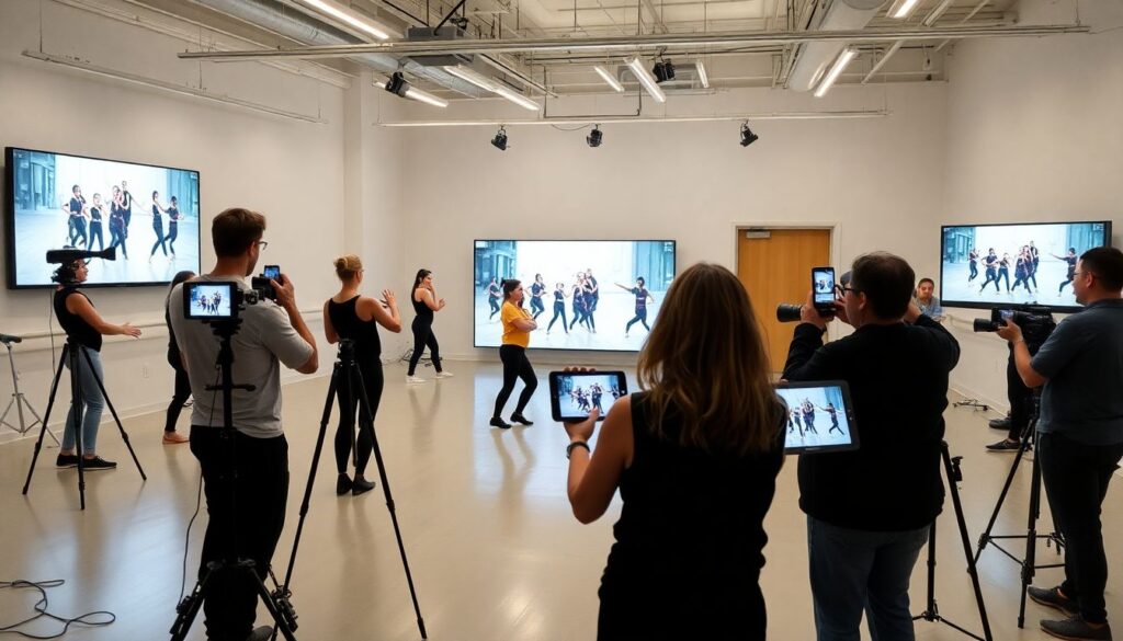 Командная хореография и дисциплина на тренировках - иллюстрация